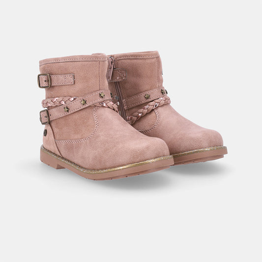 Girls Ficton Boot - Dusty Pink