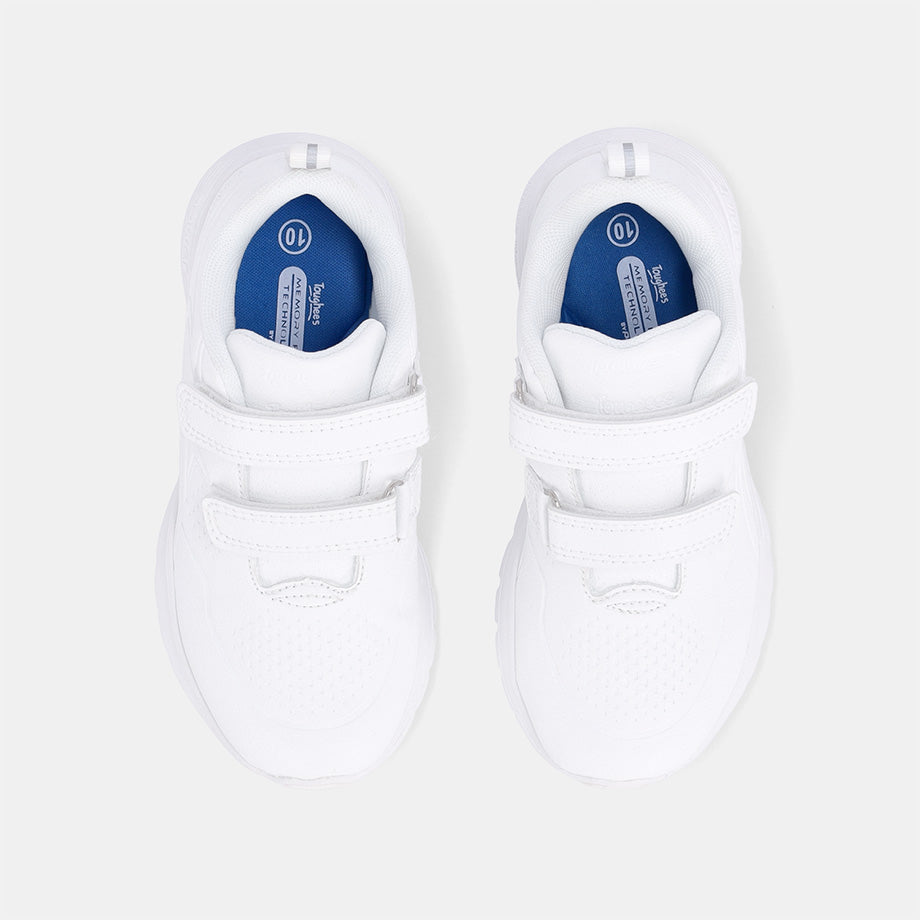 Power X Toughees Younger Kids Velcro Sneakers - White