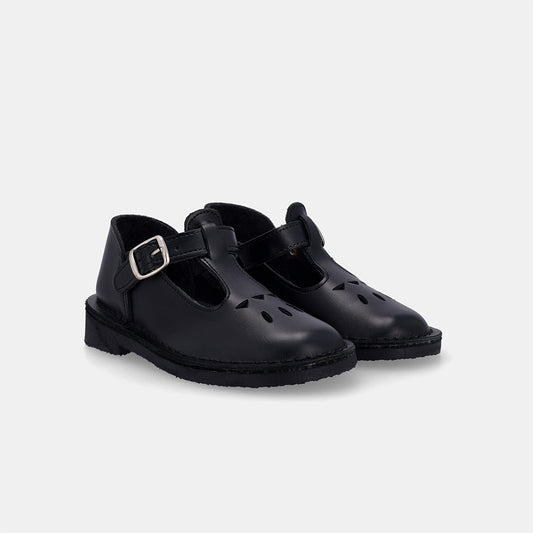 Melissa Younger Girls School Shoe - Black