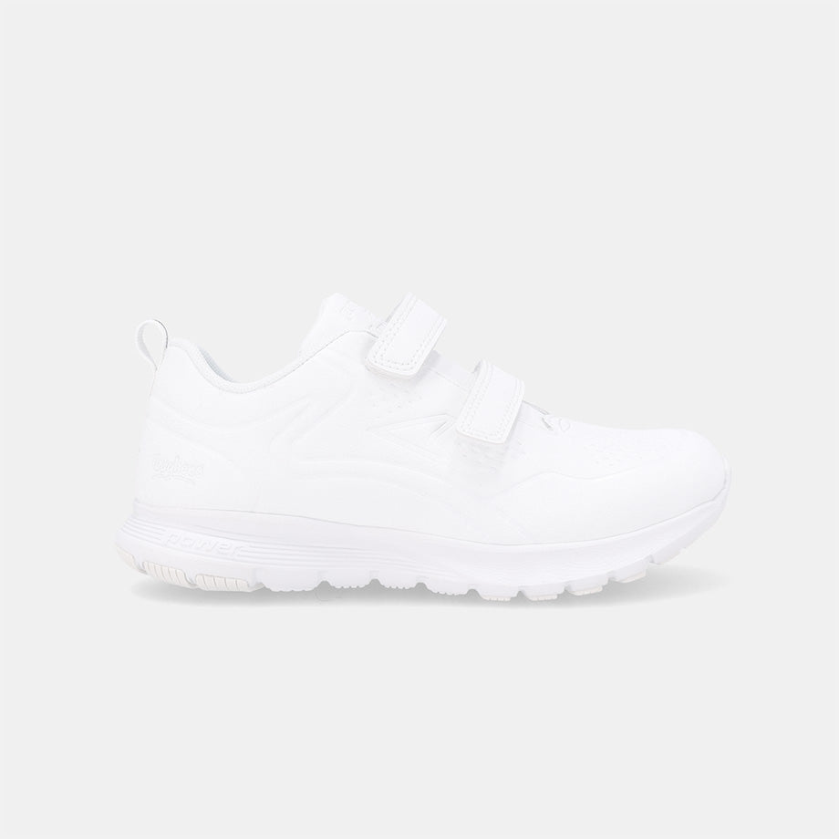 Power X Toughees Older Kids Velcro Sneakers - White