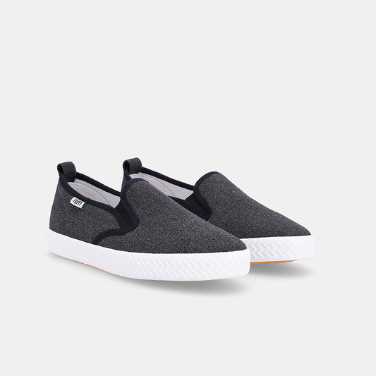 Lacey Slip-on Sneaker - Black Denim