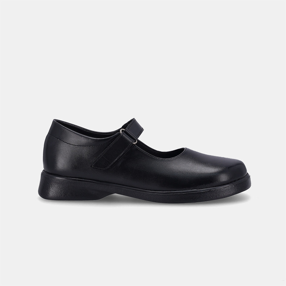 Vivianne Ladies School Shoe - Black