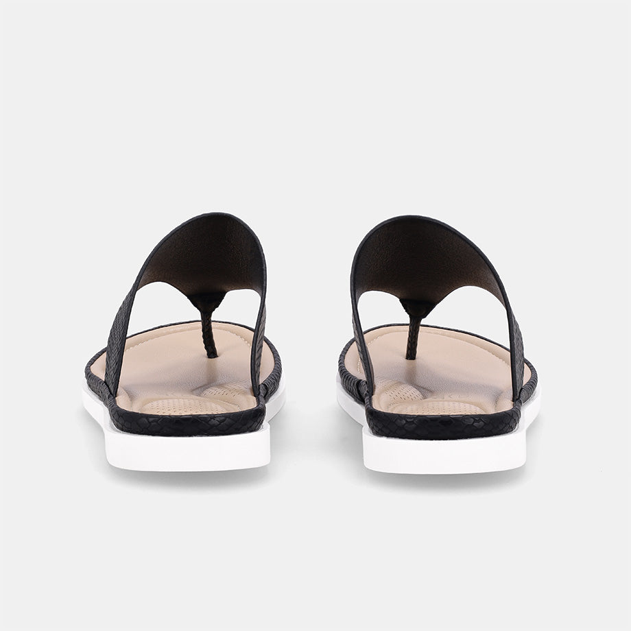 Carissly Thong Slip-on Sandal-Black