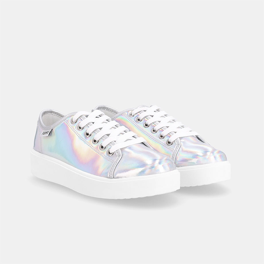 Flick Ladies Sneaker - Silver