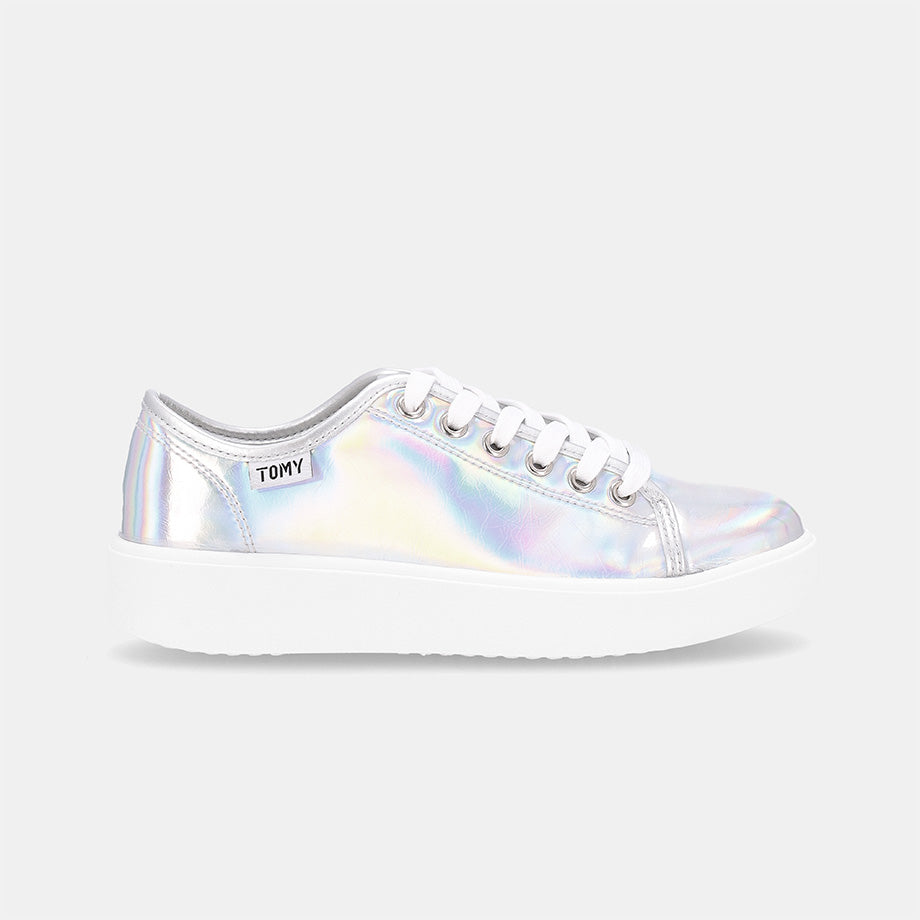 Flick Ladies Sneaker - Silver