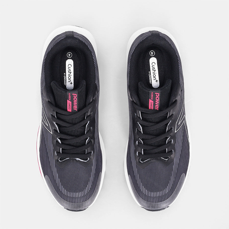 Ladies Harrow Racer Trainer - Black