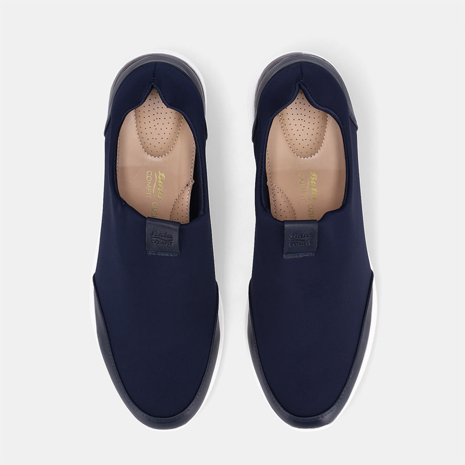 New Star Wedge Slip-on Sneaker - Navy