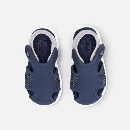 Boys Bentley Closed-Toe Sandal - Light Grey