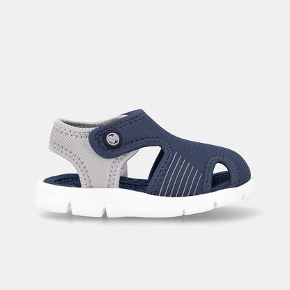 Boys Bentley Closed-Toe Sandal - Light Grey