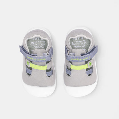 Clove Velcro Flexi Sneaker - Light Grey