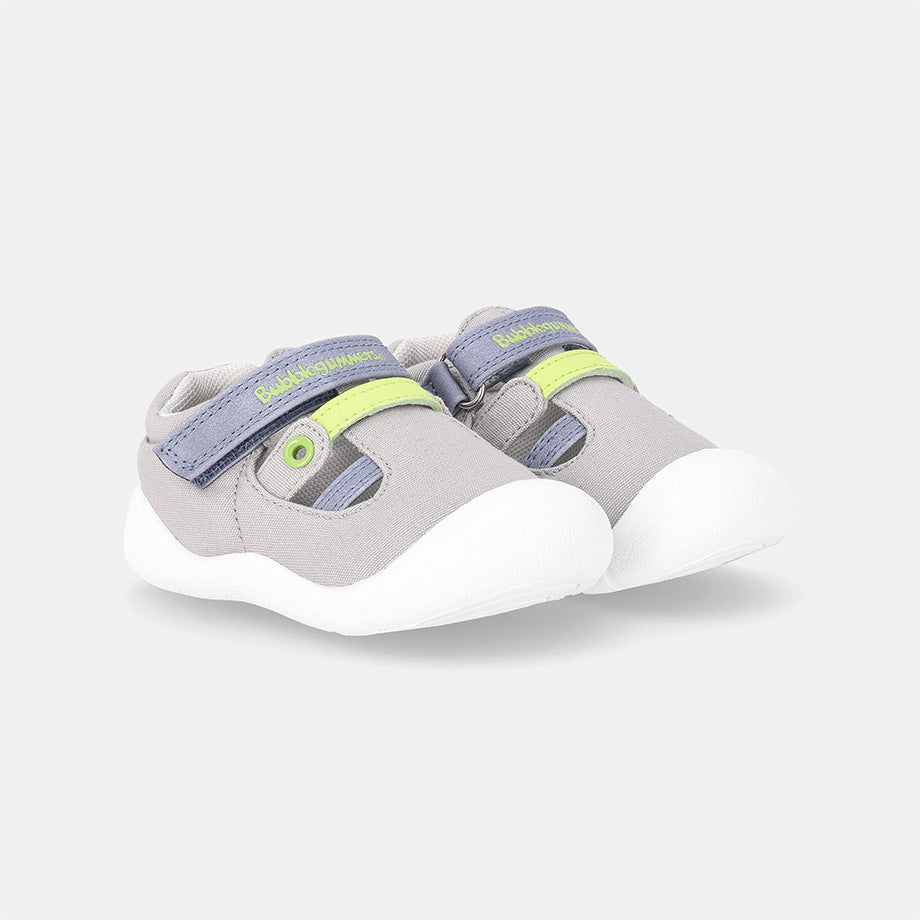 Clove Velcro Flexi Sneaker - Light Grey