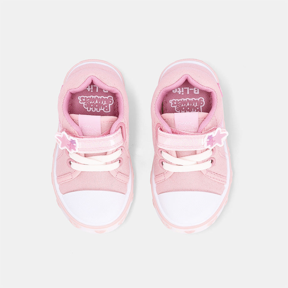 Girls Bloom EasyFit Velcro Sneaker - Pink