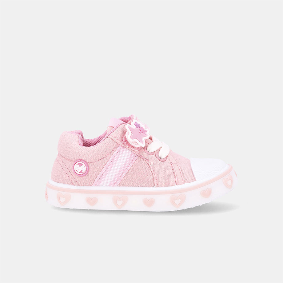 Girls Bloom EasyFit Velcro Sneaker - Pink