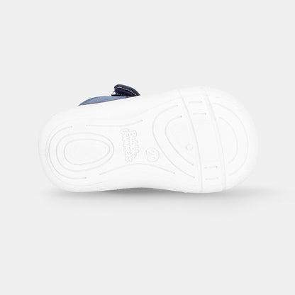 Girls Clove Velcro Flexi Sneaker - Denim