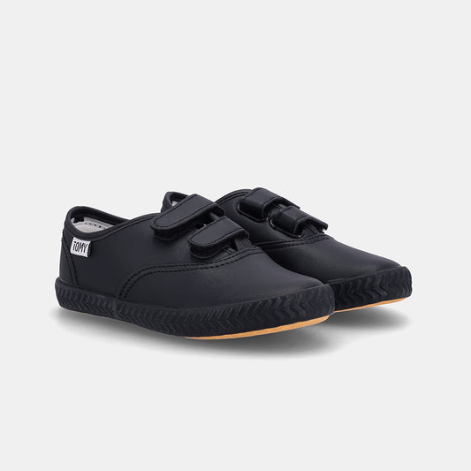 Tomy Kids Original PU Velco Sneaker - Black