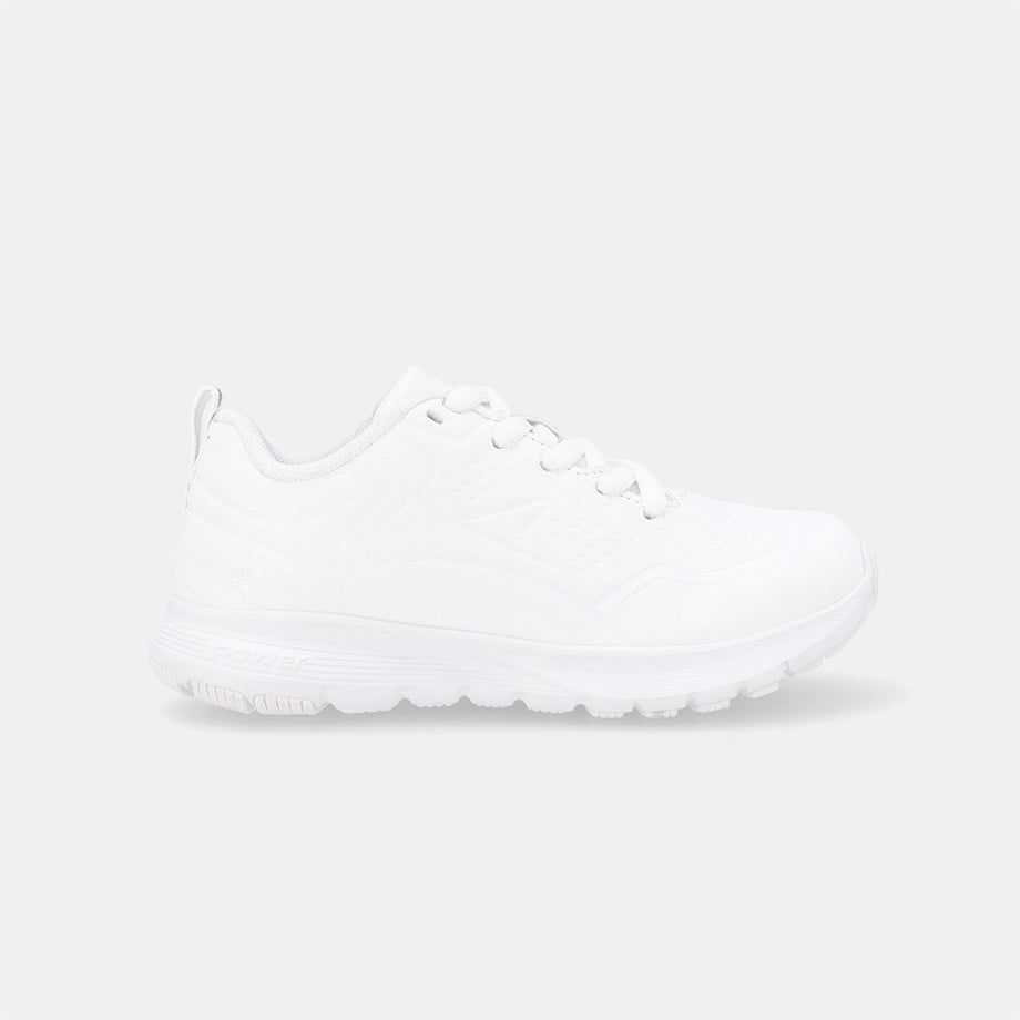 Power X Toughees Younger Kids Lace up Sneakers - White