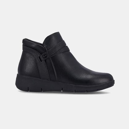 Fiona Wedge Boot - Black