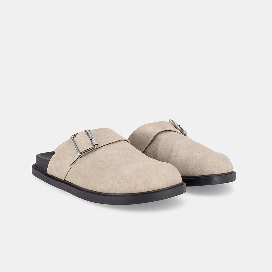 Blacke Buckle Mule -Sand