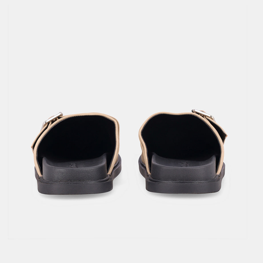 Blacke Buckle Mule -Sand