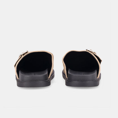 Blacke Buckle Mule -Sand
