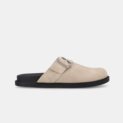 Blacke Buckle Mule -Sand