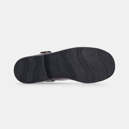 Pearl Ladies School Shoe - Brown