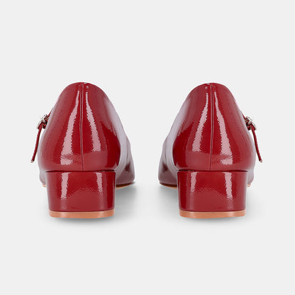 Kyoto Heel Pump - Red