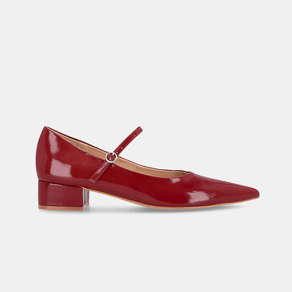 Kyoto Heel Pump - Red