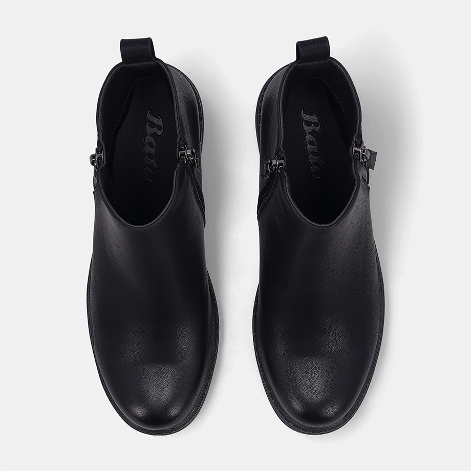 Love Block Heel Boot - Black