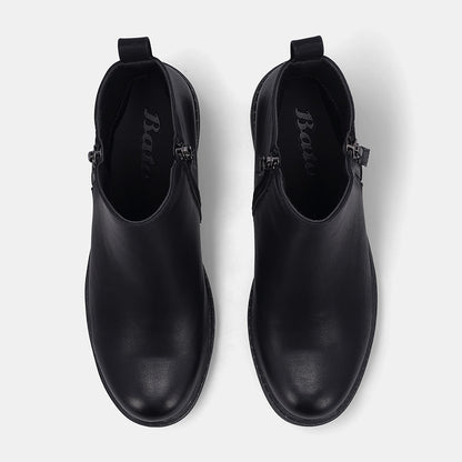 Love Block Heel Boot - Black