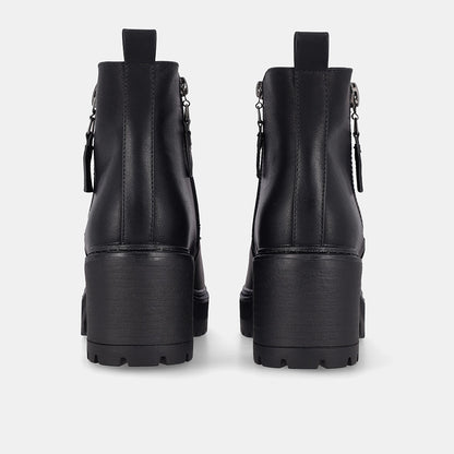 Love Block Heel Boot - Black