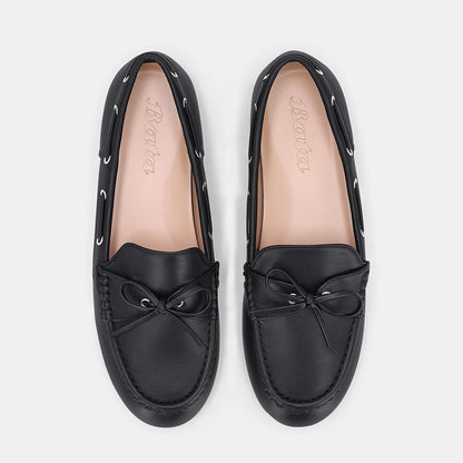 Virginia Boat Moccasin - Black