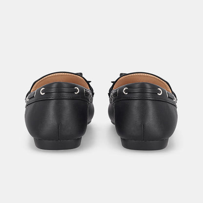 Virginia Boat Moccasin - Black