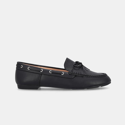 Virginia Boat Moccasin - Black