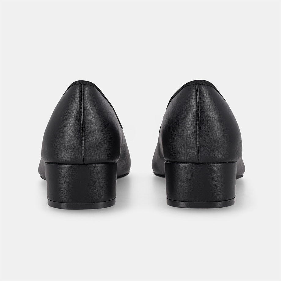 Miami Block Heel Ballerina - Black