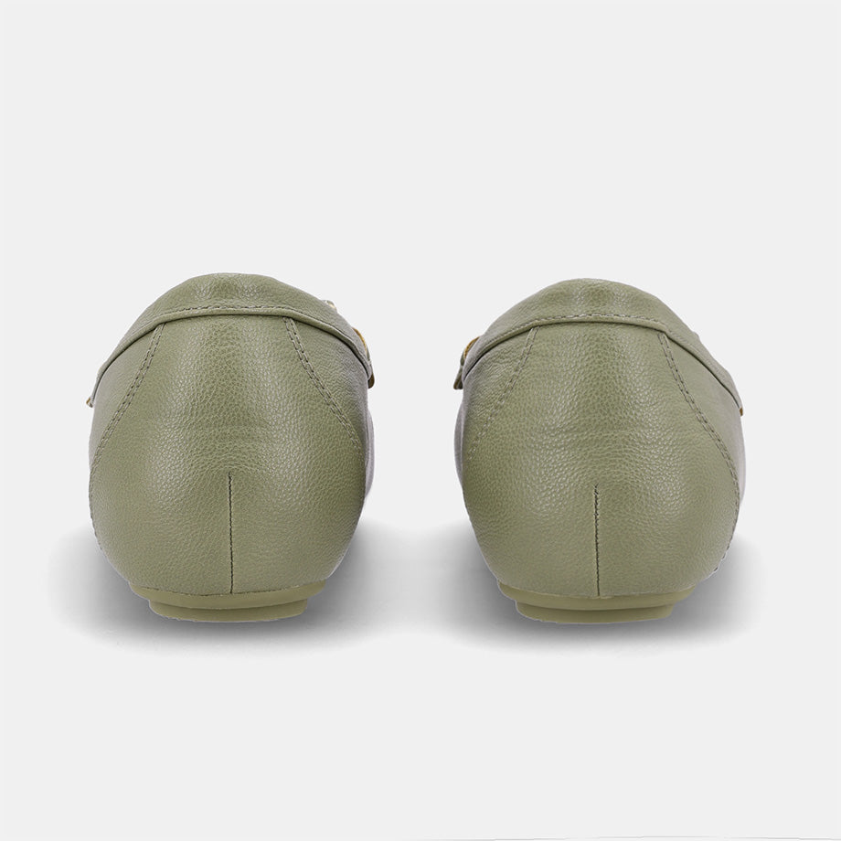 Cathina Slip-on Moccasin - Olive