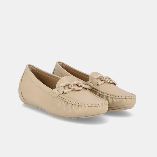 Cathina Slip-on Moccasin - Beige