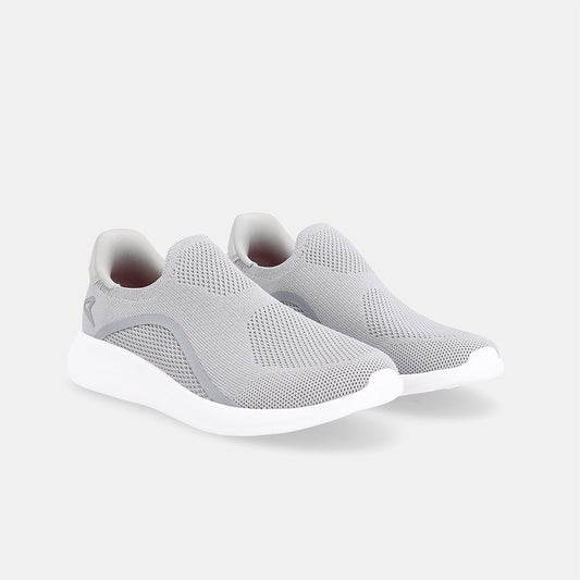Ladies N-Walk Slip-On Trainer - Grey