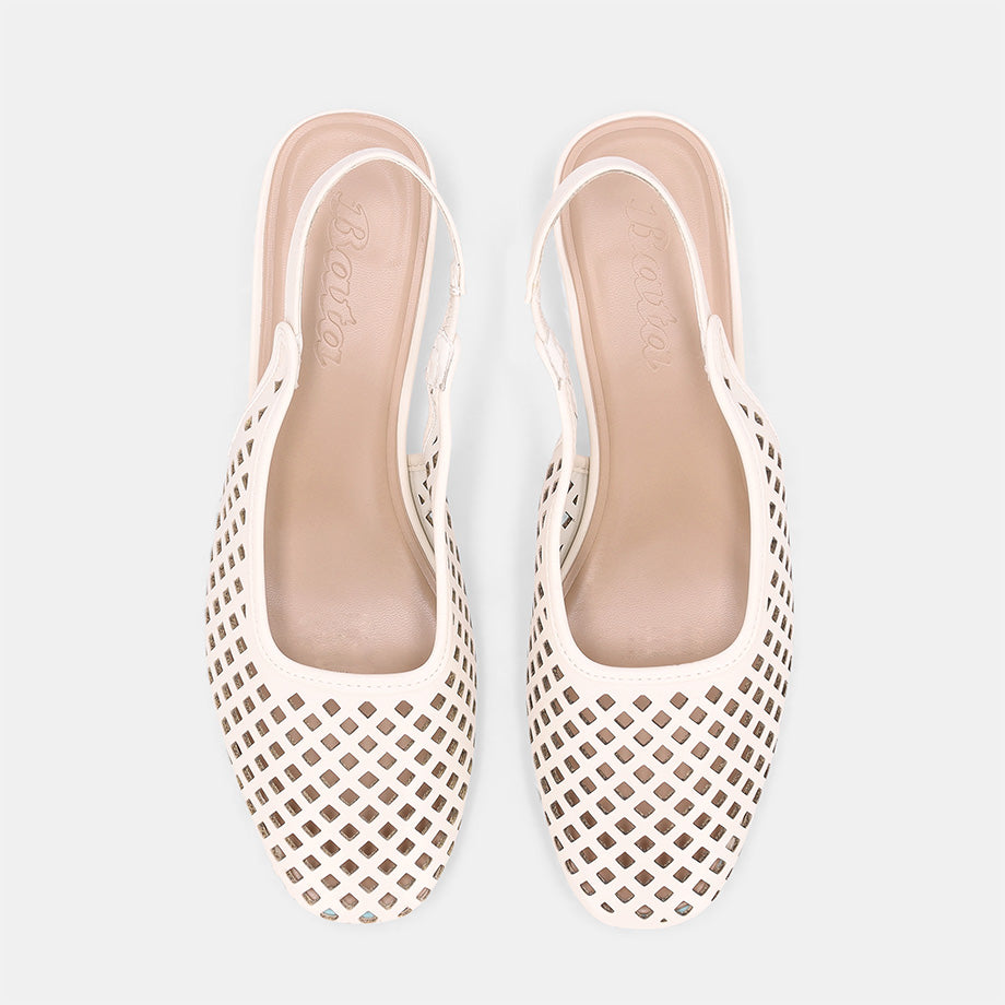 Memphis Sling Back - Beige