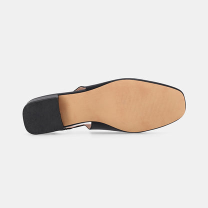 Memphis Slingback Block - Black