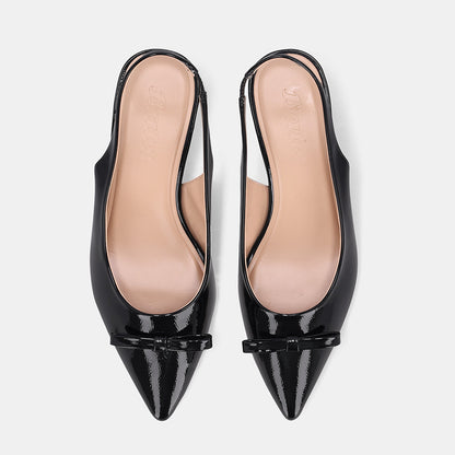 Detroit Slingback Heel - Black
