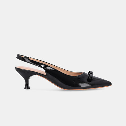 Detroit Slingback Heel - Black