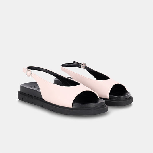 Irma Slingback Sandal - White