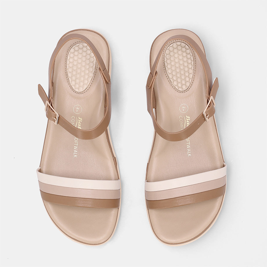 Colerin One Strap Sandal-Camel