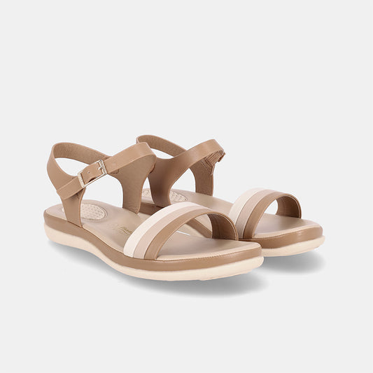 Colerin One Strap Sandal-Camel