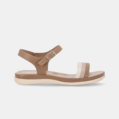Colerin One Strap Sandal-Camel