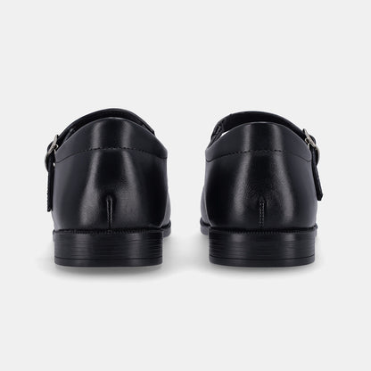 Sara Ladies School Shoe - Black
