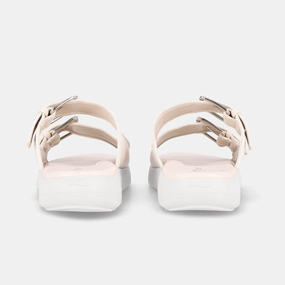 Franca Double Strap Sandal - Cream