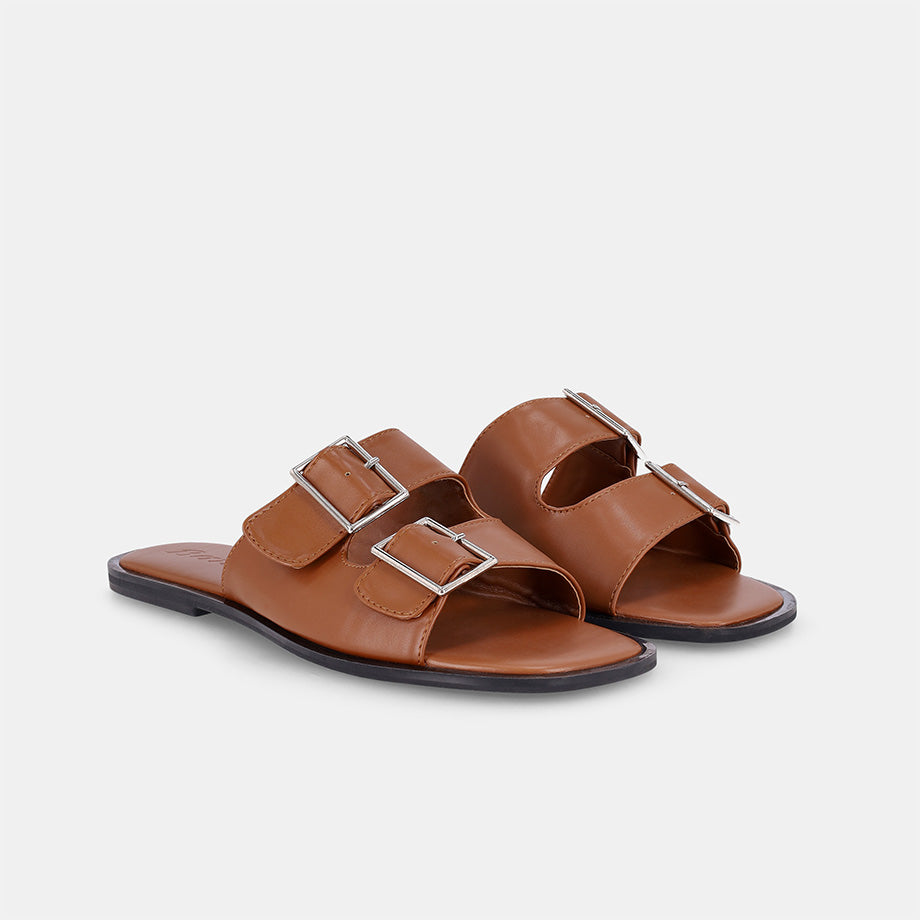 Taylor Strap Sandal -Tan