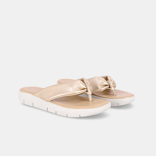 Franca Metallic Sandal - Gold